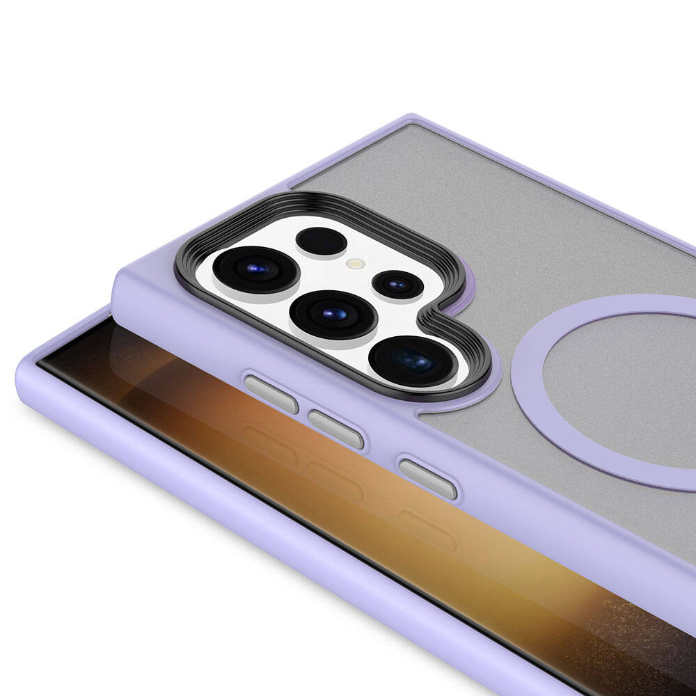 Cepax Matte Magsafe Galaxy S24 Ultra Sert PC Arka Yüzey Kablosuz Şarj Özellikli Telefon Kılıfı - 7 Cepax Matte Magsafe Galaxy S24 Ultra Sert PC Arka Yüzey Kablosuz Şarj Özellikli Telefon Kılıfı - 7